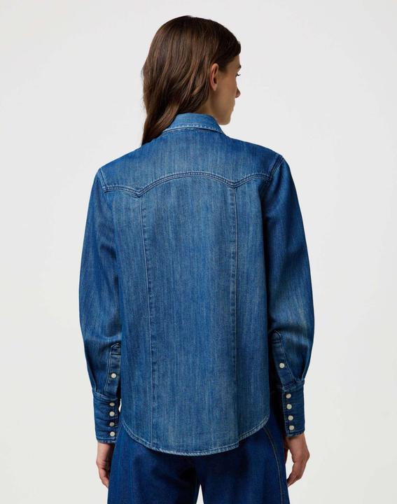 Actual product image Wrangler Jeanshemd Yoke Denim Shirt (S)