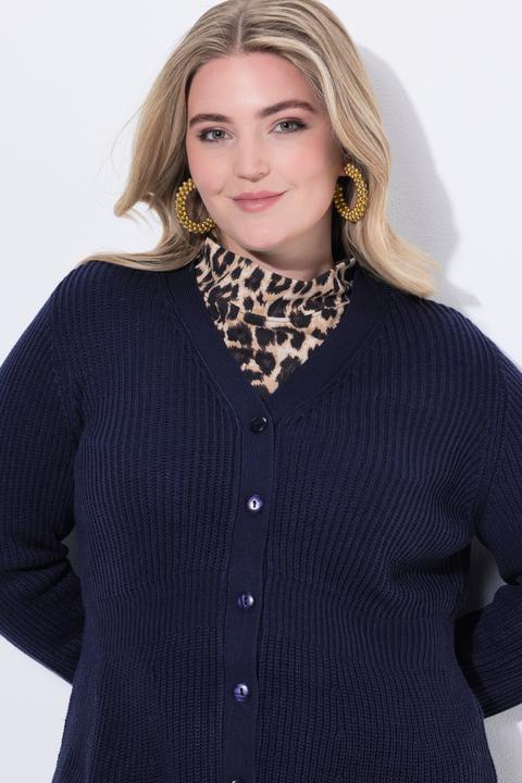 Produktbild Miamoda Strickjacke, A-Linie, Schösschen, Langarm (46, 48)