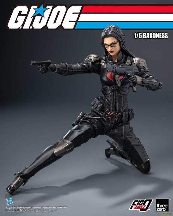 Produktbild ThreeZero G.I. Joe FigZero Actionfigur 1/6 Baroness 30 cm
