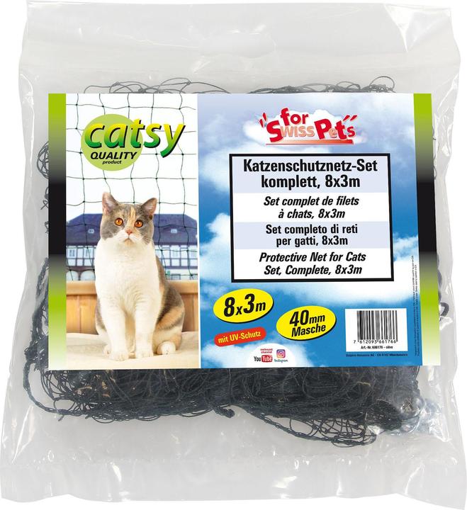 Actual product image Swisspet Cat net set complete 8x3m