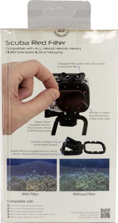 Produktbild PRO-mounts Scuba Red Filters for GoPro Hero 3 3+ 4