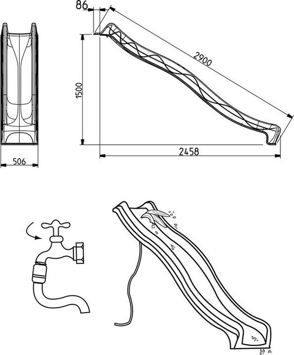 Produktbild KBT Rutsche