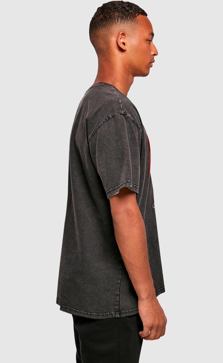 Produktbild Merchcode Slayer - Grayscale Helmet Acid Washed Oversize Tee - 169669 (S)