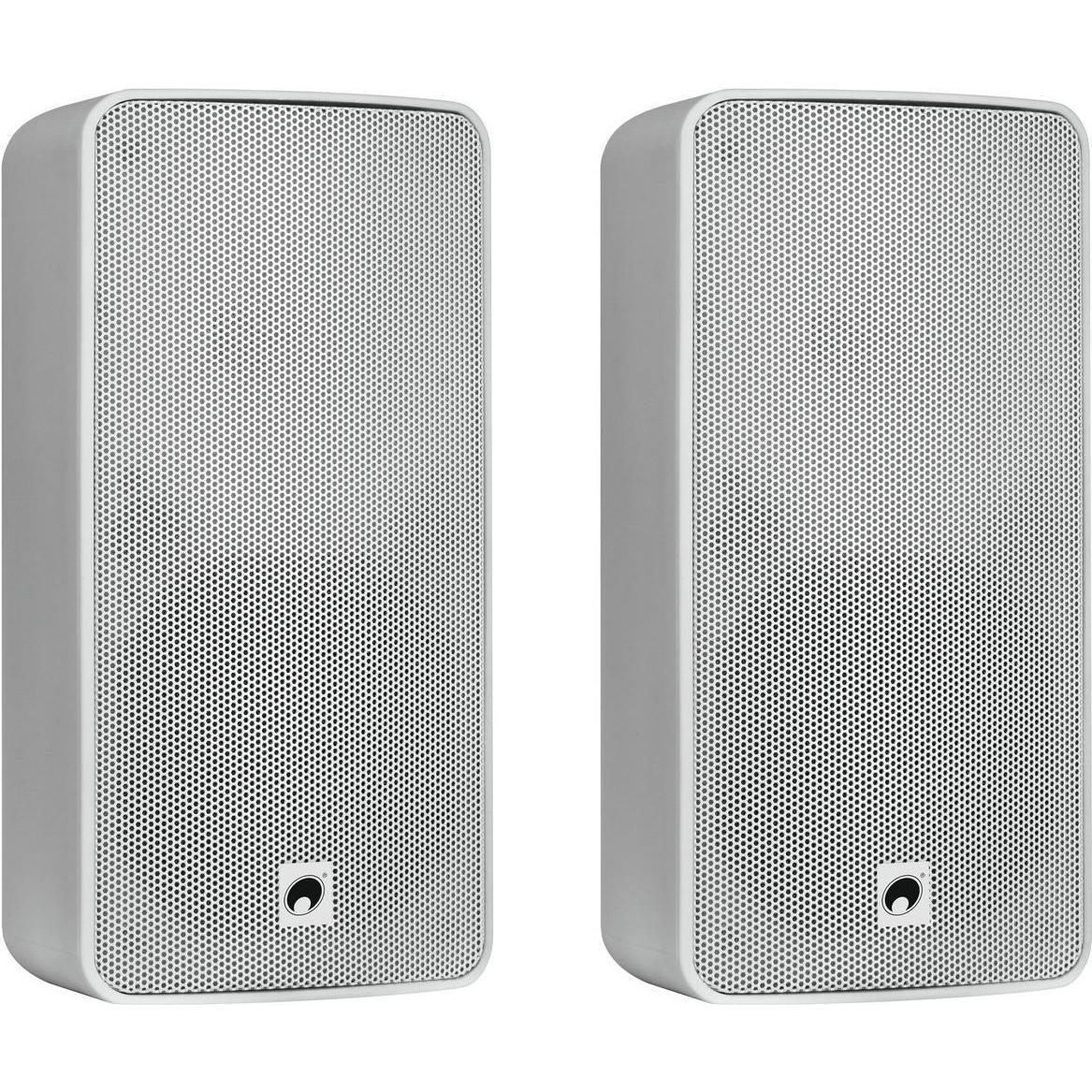 Omnitronic ODP206 Installationslautsprecher 16 Ohm 2x (1x 160 W), PA Lautsprecher, Weiss