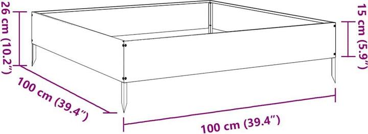 Produktbild vidaXL Hochbeet