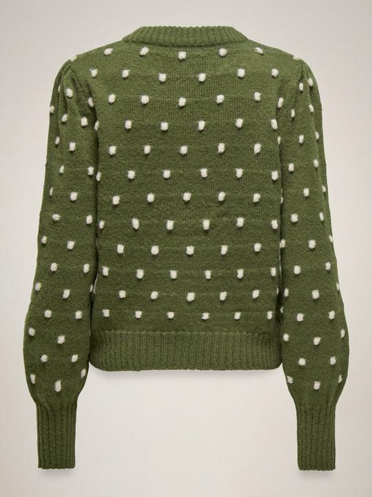 Produktbild JdY Normal geschnitten Hoch geschlossen Lange Bündchen Puffärmel Pullover Strickpullover (XS)