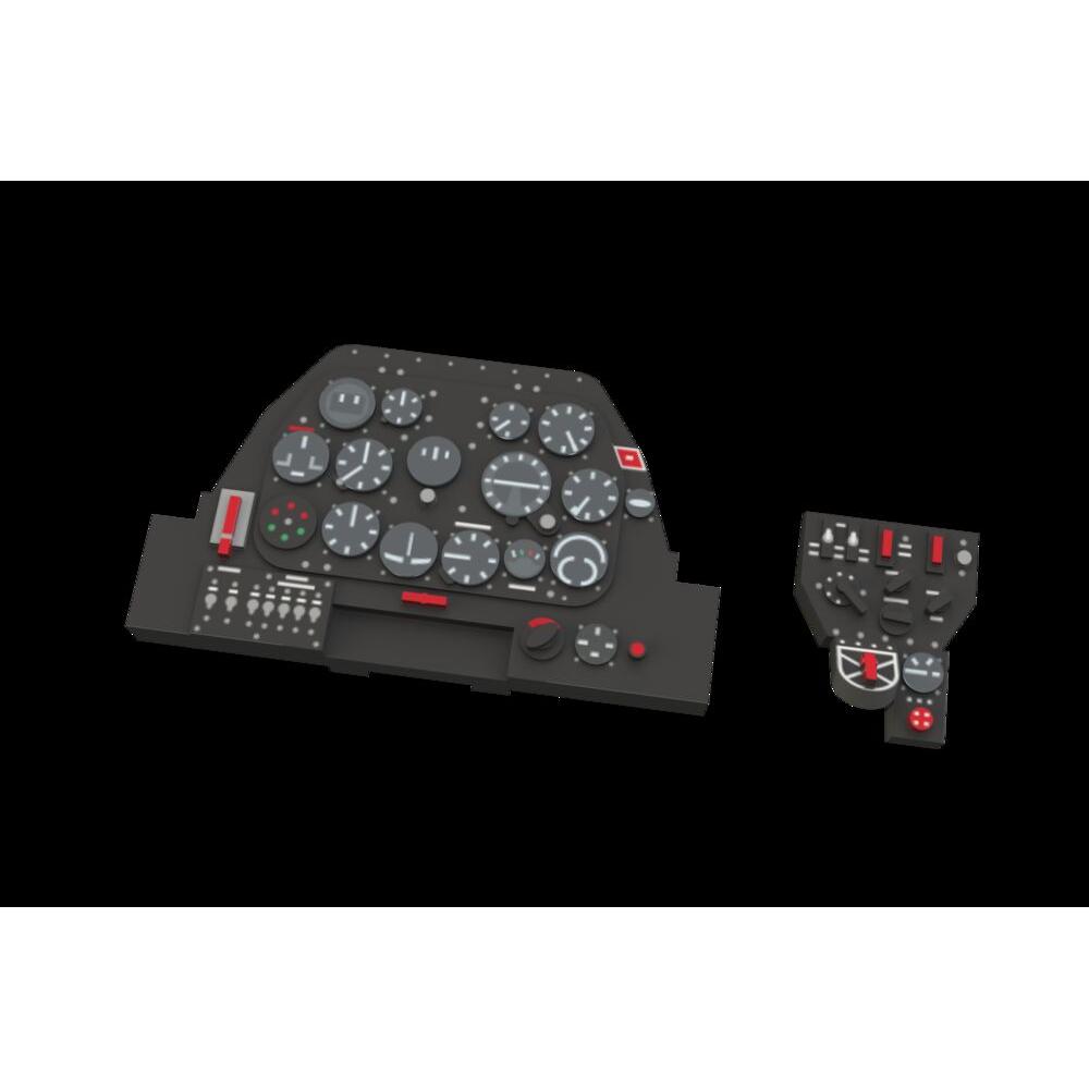 Eduard P-51B/C exhausts w/ fairings LööKplus for Arma Hobby