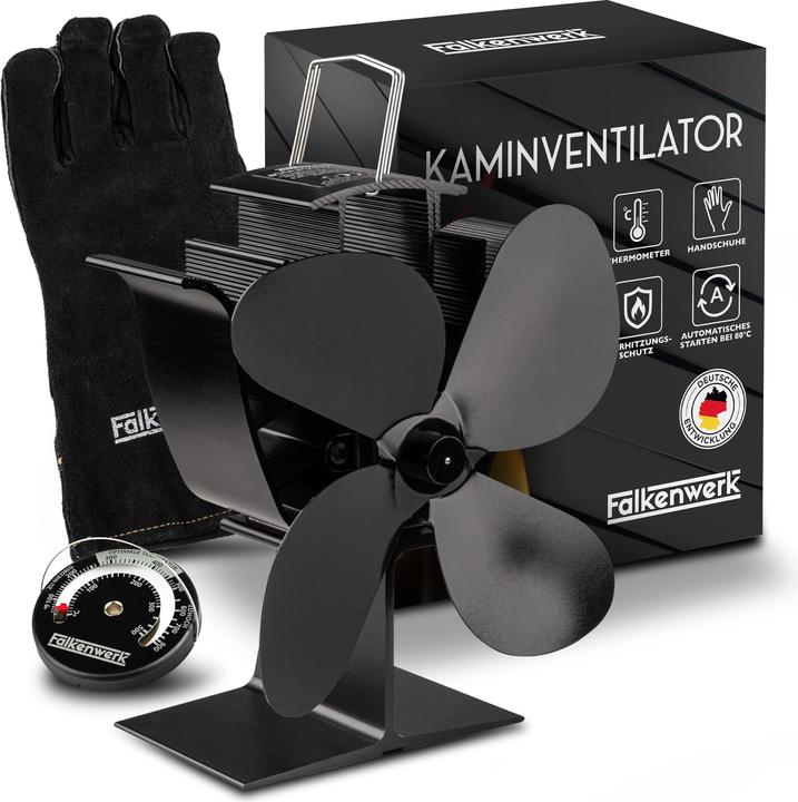 Falkenwerk Ofenventilator (7.5 x 11 x 18 cm)