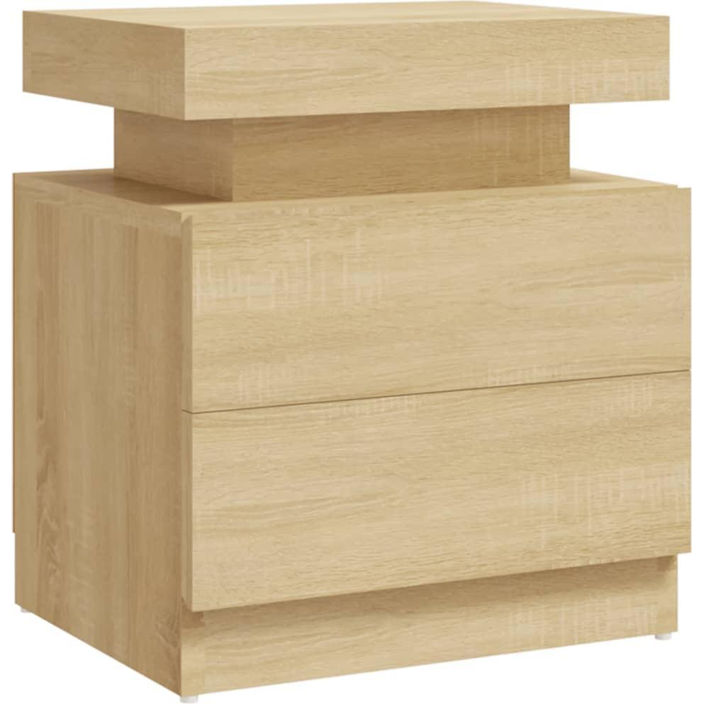 Vidaxl Braun Nachttisch, Nachttisch (35 X 35 X 52 Cm)