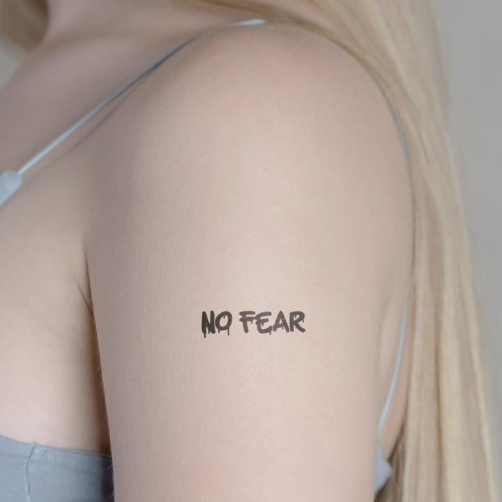 Image du produit minink Tatouage temporaire - NO FEAR