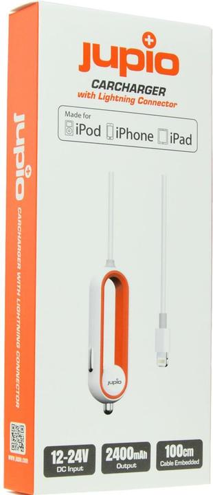 Actual product image Jupio Car Charger 12V w/ Lightning Mfi