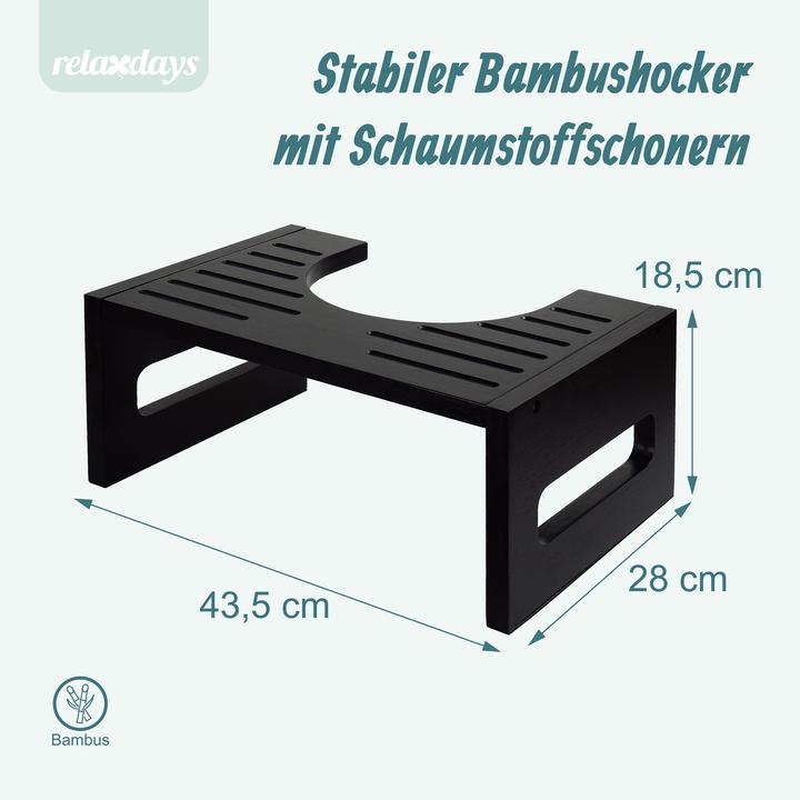 Image du produit Relaxdays Toilettenhocker