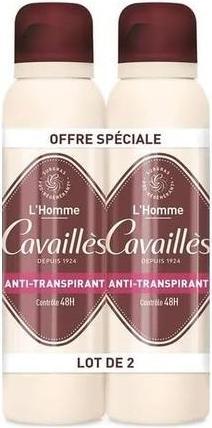 Produktbild Roge Cavailles Rogé Cavaillès Absorb+ 48H Men Anti-Transpirant Spray 150ml - 2er-Pack (Spray, 150 ml)