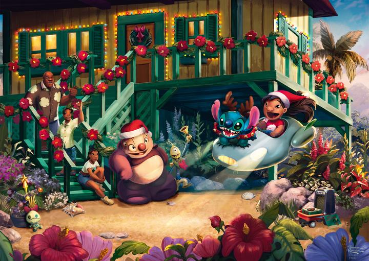 Actual product image Schmidt Spiele Disney Lilo and Stitch Aloha Christmas (1000 pieces)