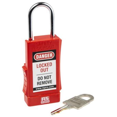 Rs Pro, Vorhängeschloss, Steel Shackle - Small - Key Different