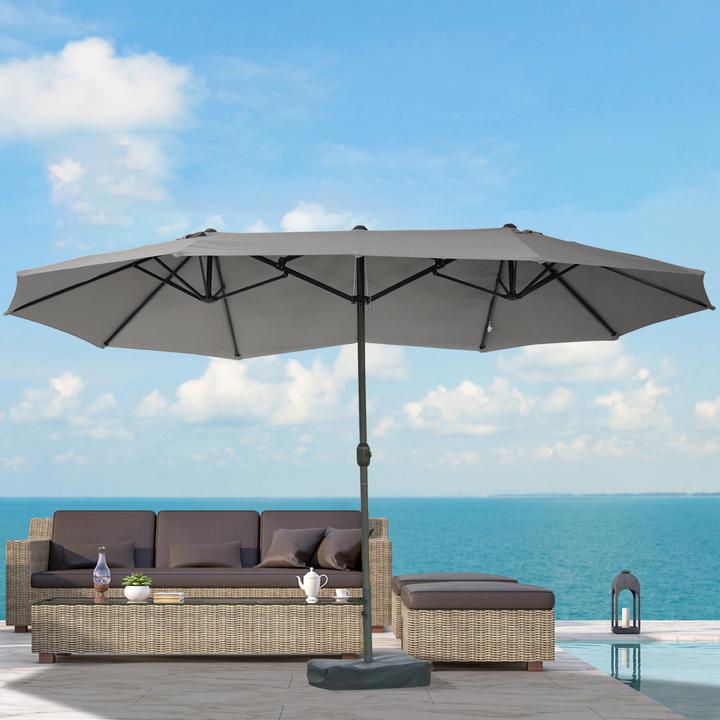 Image du produit Outsunny Doppel-Sonnenschirm (2.65 m)