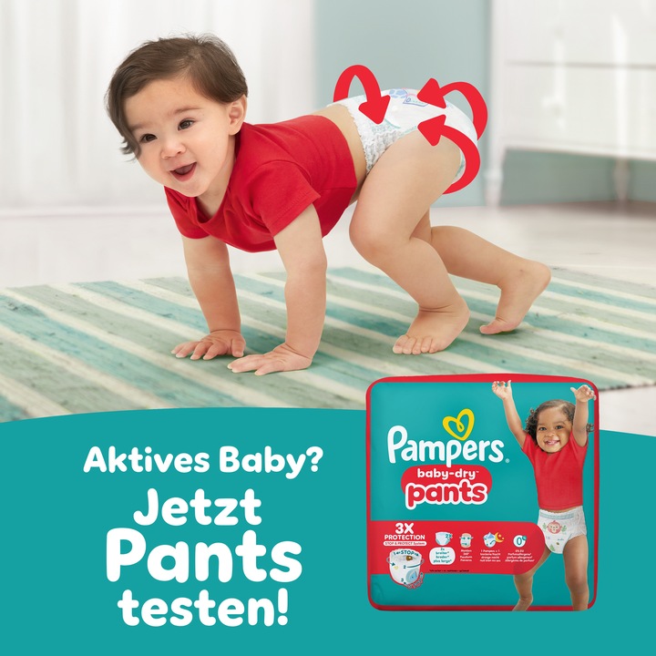 Actual product image Pampers Baby-Dry (Size 3, Monthly box, 136 Piece)