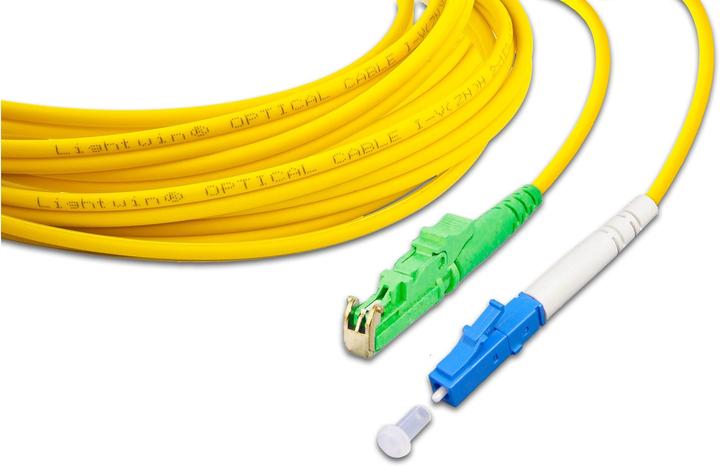 Produktbild Lightwin LWL-Patchkabel LSH/APC-LC, Singlemode, Simplex, 2m (S/UTP, CAT6, 2 m)