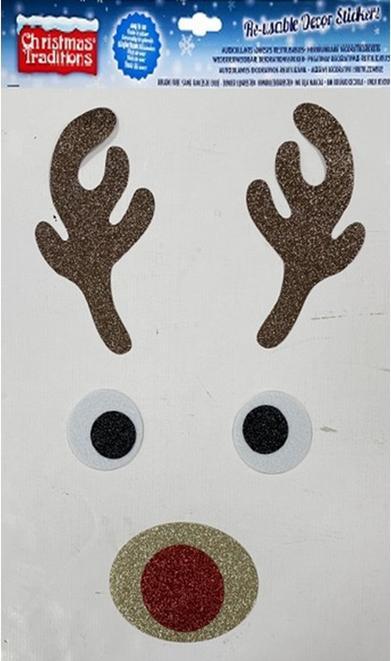 Goodmark Fensterbild - Rentier - ca. 45 x 20 cm