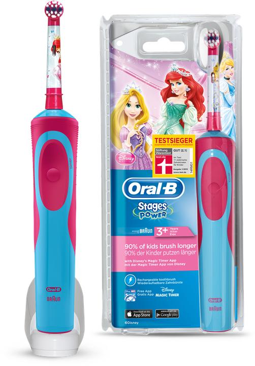 Produktbild Oral-B Stages Power Kids Princess (Oszillierende Zahnbürste)