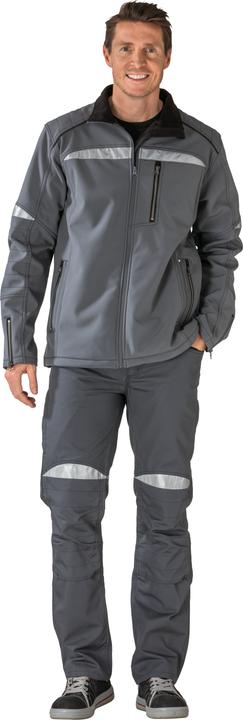 Produktbild Planam Softshelljacke grau/schwarz S M (M)