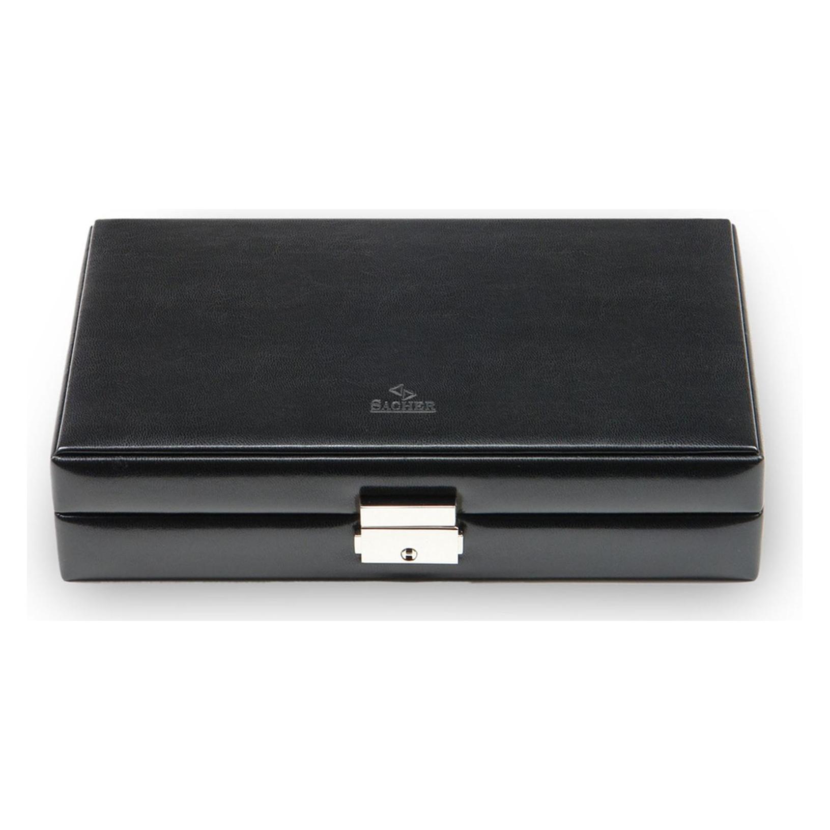 Sacher, Uhrenbox + Schmuckaufbewahrung, 2610.290443 - Sammleretui New Classic Schwarz, Schwarz