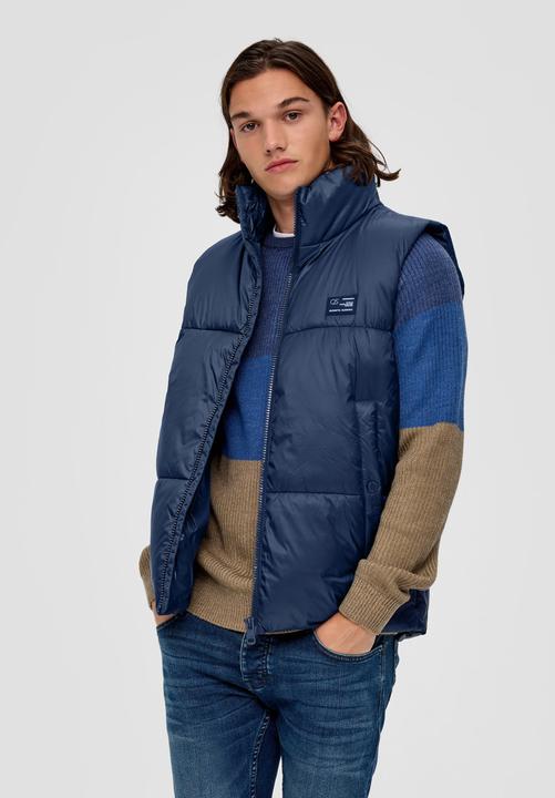 Actual product image S.Oliver Outdoor-Weste Steppweste mit Label-Patch (L)