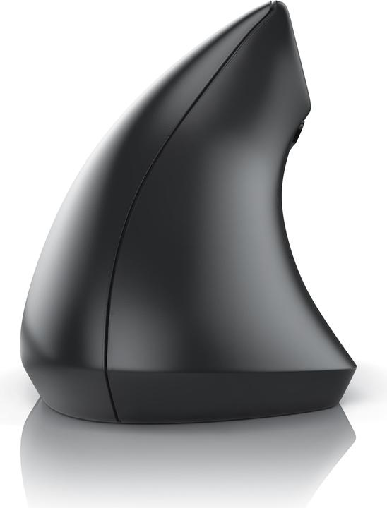 Actual product image CSL ergonomic mouse, corded, optical vertical left-handed mouse, against mouse arm/tennis arm (Cable)