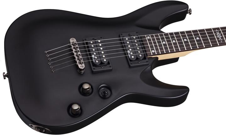 Actual product image Schecter Guitar Research Schecter SGR C-1 sähkökitara, Midnight Satin Black (Electric guitar, Mahogany, Maple, NATO)
