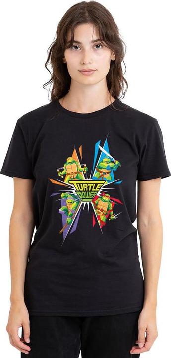 Actual product image Teenage Mutant NT Unisex Adult Turtle Power T-Shirt (XXL)