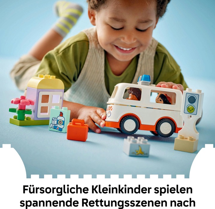 Image du produit LEGO Rettungswagen mit Fahrer (10447)