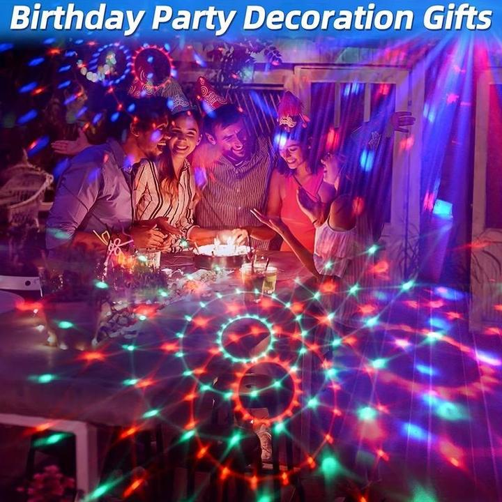 Actual product image ASMI LED Mini Sound Disco Party Light