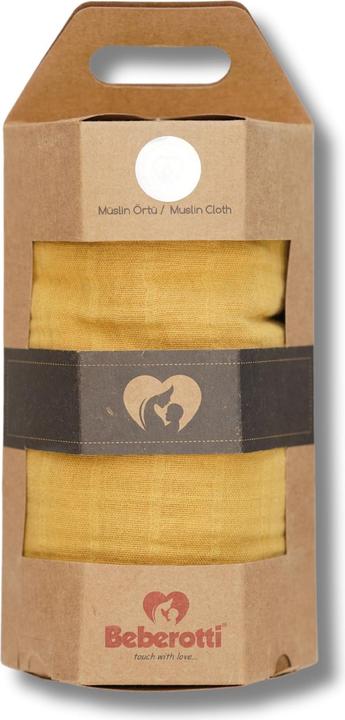 Actual product image Beberotti Organic Muslin Swaddle Blanket (120 cm, 120 cm)
