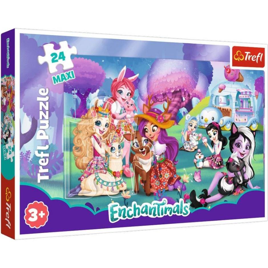 Trefl 14315 Maxi Cheerful Enchantimals 24-piece puzzle for 3+ years (24 Teile)