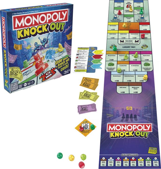 Immagine prodotto Hasbro Monopoly Knockout (Inglese)