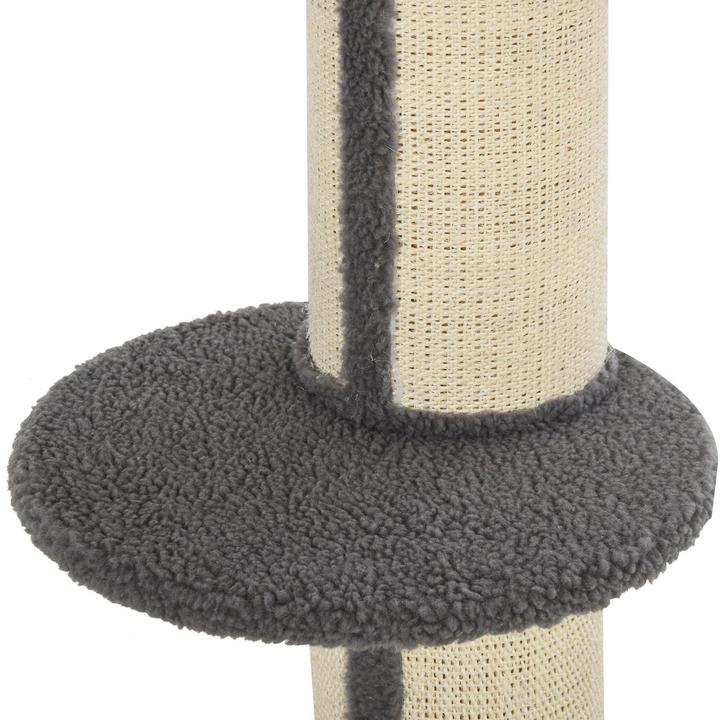 Immagine prodotto PawHut Albero per gatti con piattaforma (91 cm, Blu, Grigio)