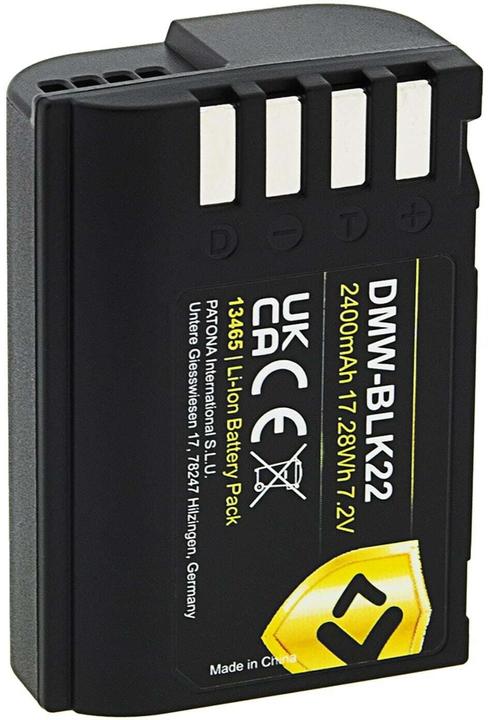 Image du produit Patona Protéger la batterie DMW-BLK22 (Batterie de l'appareil photo)