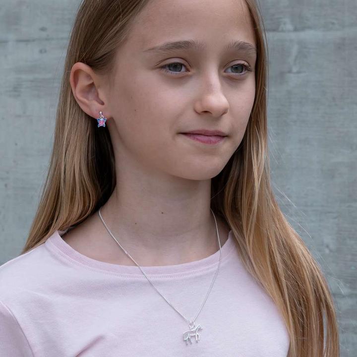 Actual product image Bijouteria Kids earrings (Silver 925, Enamel)