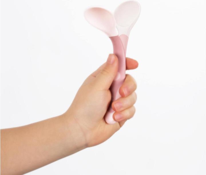 Actual product image Reer Flexible cutlery,pink