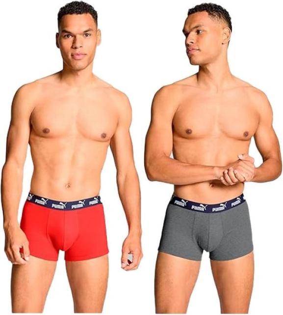Produktbild Puma Elements Men Basic Boxers 2p Red (XL, 2er Pack)