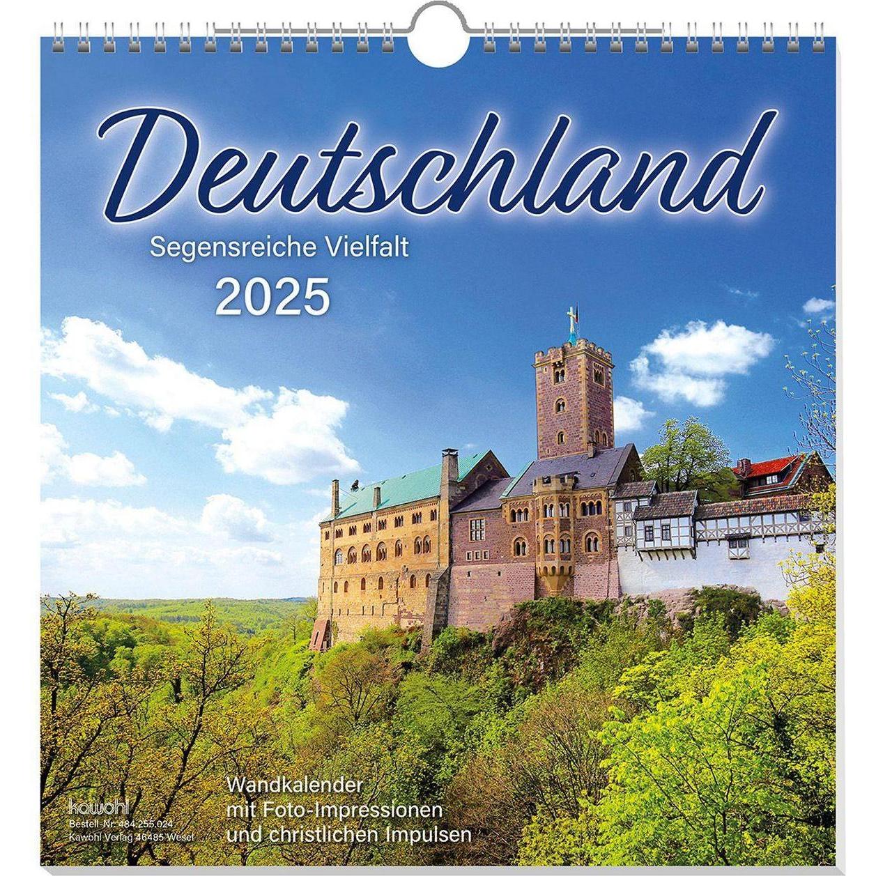 Thumbnail - Kawohl, Kalender, Deutschland - Segensreiche Vielfalt 202 (30 x 31 cm, Harter Einband, Deutsch)