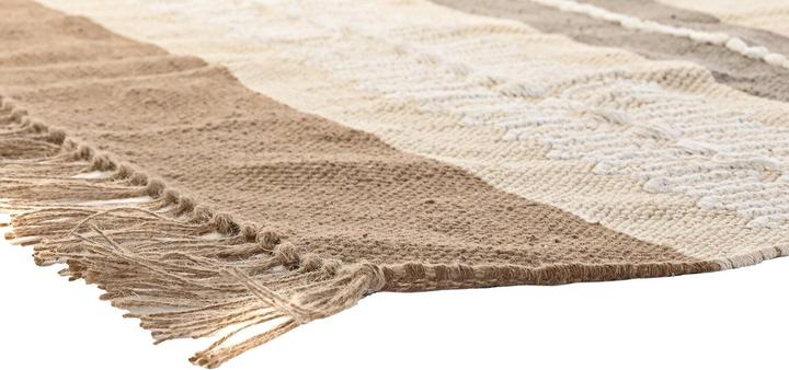 Actual product image DKD Home Decor Carpet Brown Polyester Cotton (117 x 198 x 0,7 cm)