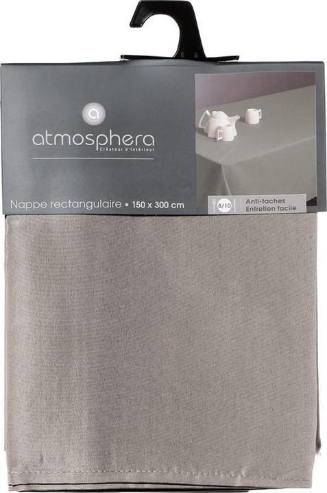 Produktbild Atmosphera Tablecloth 103902D, beige, 300 cm x 150 cm