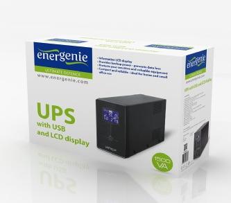 Produktbild Gembird EnerGenie EG-UPS-034 (1500 VA, 900 W, Line-Interaktiv USV)