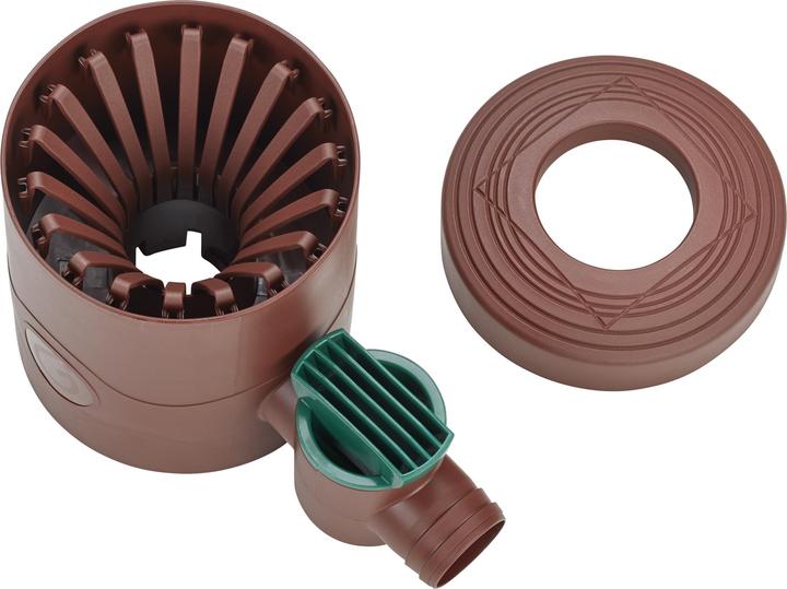 Actual product image Garantia Rainwater collector DN 68-100 with tap brown incl. filter insert