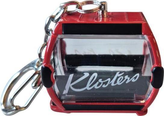 Actual product image Jägerndorfer Key fob red Klosters Omega-IV, metal