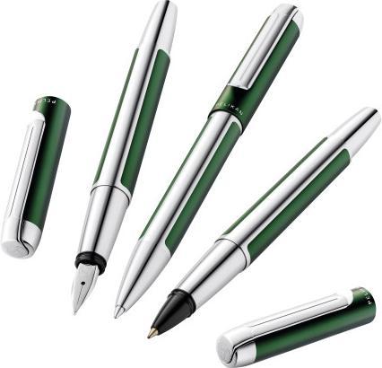 Image du produit Pelikan Stylo à bille PURA K40 Vert forêt Boîte cadeau (Argent, Forest green, 1 x)