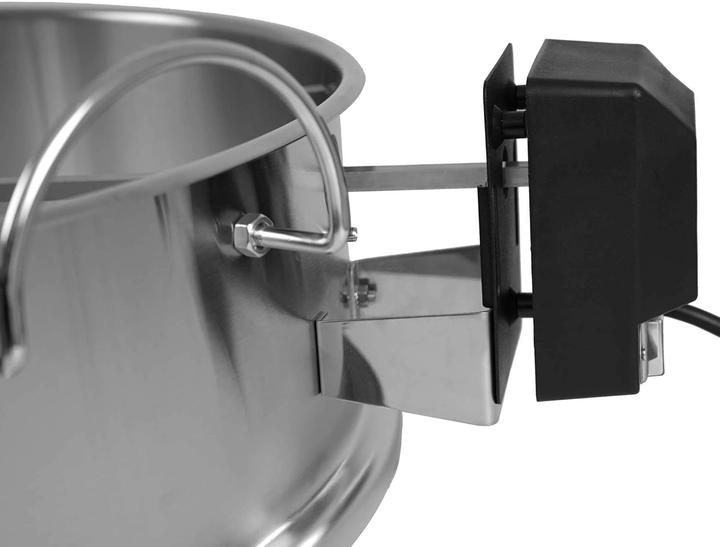 Actual product image BBQ-Toro Pizza insert and rotating spit