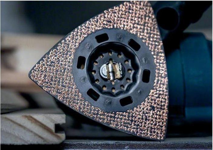 Produktbild Bosch Professional Zubehör EXPERT Sanding Plate AVZ 90 RT6 Blatt für Multifunktionswerkzeuge, 90 mm (60)