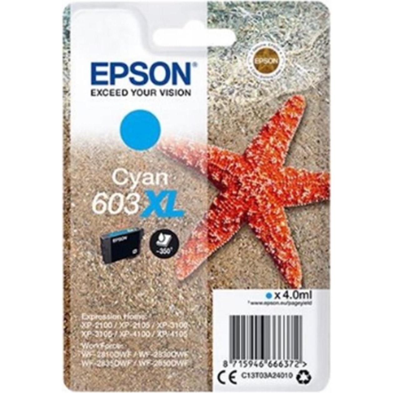 Epson, Druckerpatrone, Singlepack 603XL Ink (C)